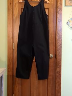 NWOT Alicia Mugetti Navy Jumpsuit